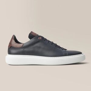 Good Man Black Leather Sneakers